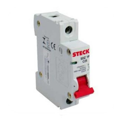 Interruptor Automatico 1x25A Curva C 230V 10KA